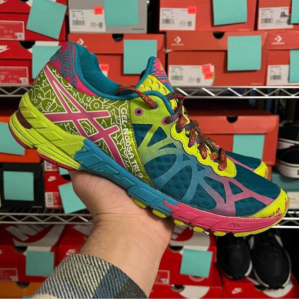Asics Gel-Noosa Tri 9 Womens 10 Dynamic DuoMax Multicolor Active Sneaker